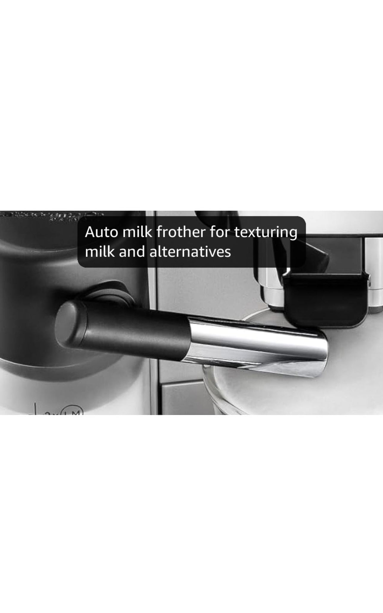 De'Longhi Magnifica Evo Automatic Espresso & Coffee Machine with Auto Milk Frother, Built-in Grinder & Auto-Clean Function - For Latte, Cappuccino, Americano, Iced Coffee, ECAM29084SB , Silver