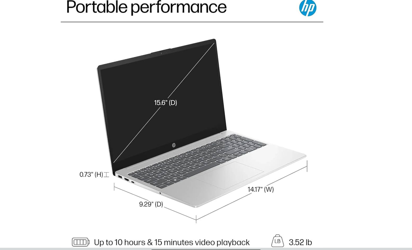 HP 15.6" Touchscreen Business Laptop, 32GB RAM 1.5TB Storage (1TB SSD+512GB Docking Station Set), 6-Cores Intel Core i3, Windows 11 Pro with Microsoft Office Included, PLUSERA Earphones, Silver