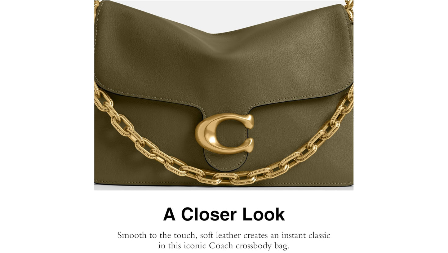 Coach Chain Tabby Shoulder Bag 30, B4/Olive