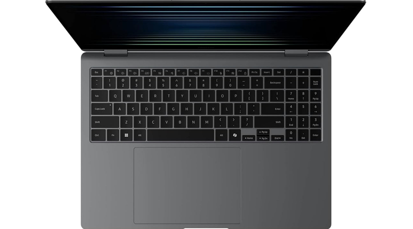 SAMSUNG 16” Galaxy Book5 Pro 360 Copilot+ PC, AI Business Laptop, Windows 11 Pro, Intel Core Ultra 7 Processor 256V, 3K AMOLED Touchscreen, 16GB / 512GB, 120HZ, 2025 Model, NP964QHA-KG1US, Gray