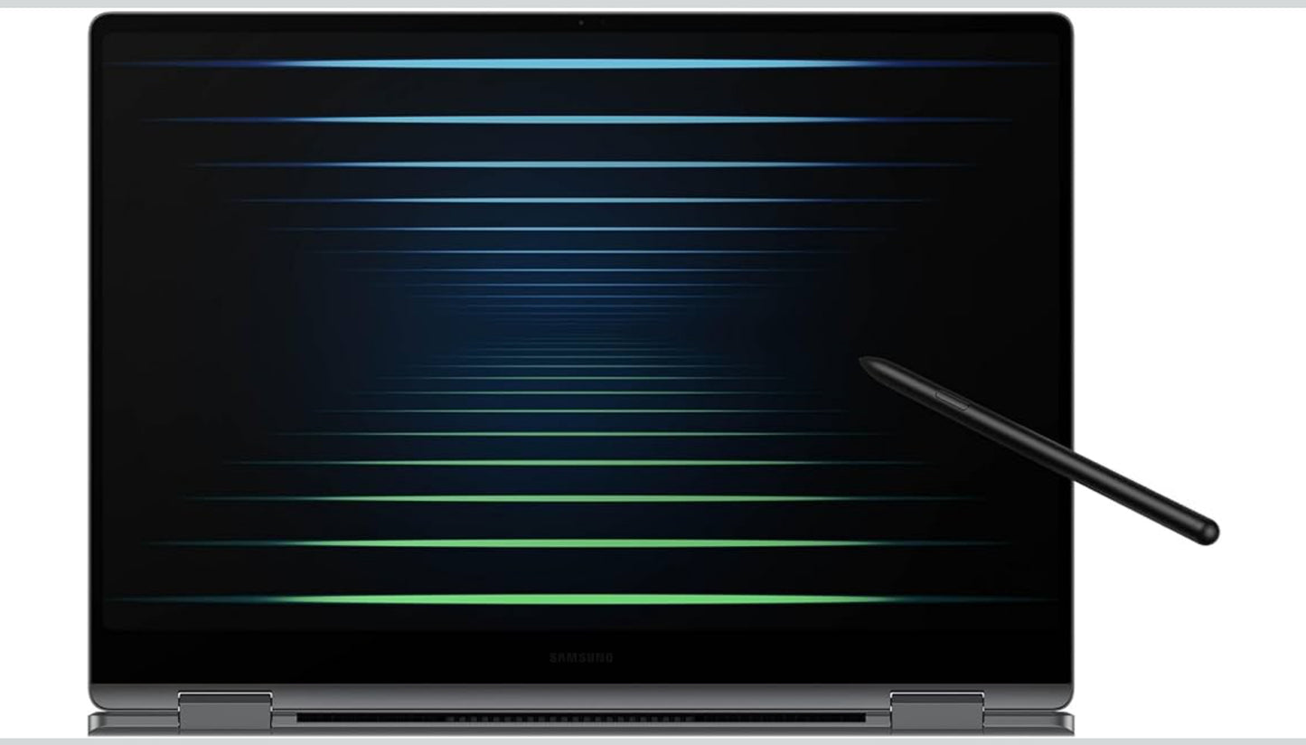 SAMSUNG 16” Galaxy Book5 Pro 360 Copilot+ PC, AI Business Laptop, Windows 11 Pro, Intel Core Ultra 7 Processor 256V, 3K AMOLED Touchscreen, 16GB / 512GB, 120HZ, 2025 Model, NP964QHA-KG1US, Gray