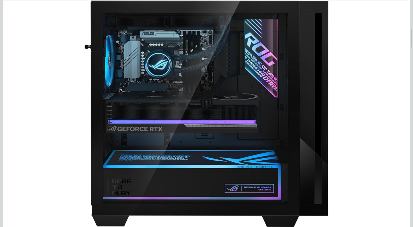 Asus ROG G700 Gaming Desktop Computer Intel Core Ultra 9 285K 32GB RAM 2TB SSD NVIDIA GeForce RTX 5090 Black
