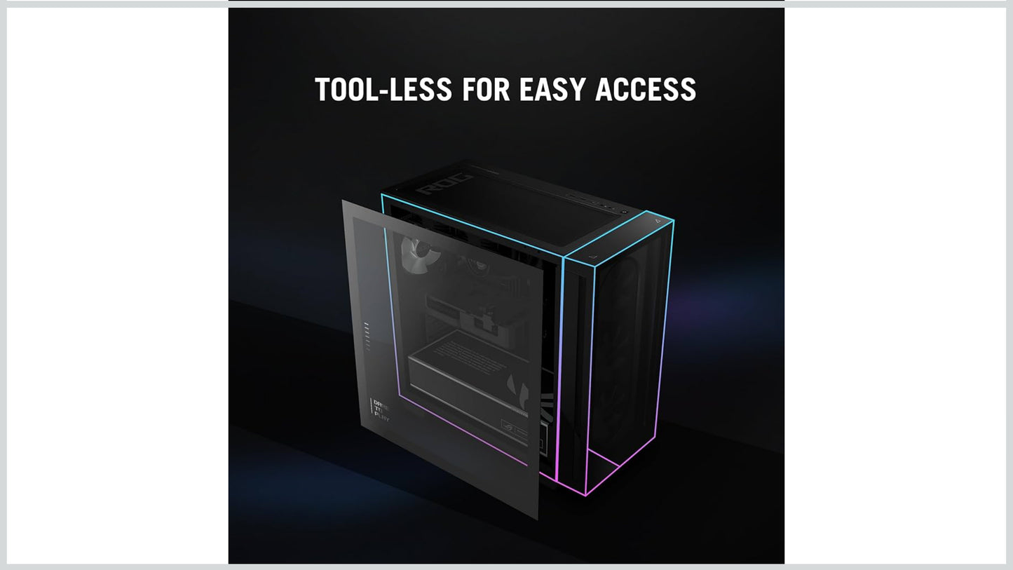 Asus ROG G700 Gaming Desktop Computer Intel Core Ultra 9 285K 32GB RAM 2TB SSD NVIDIA GeForce RTX 5090 Black