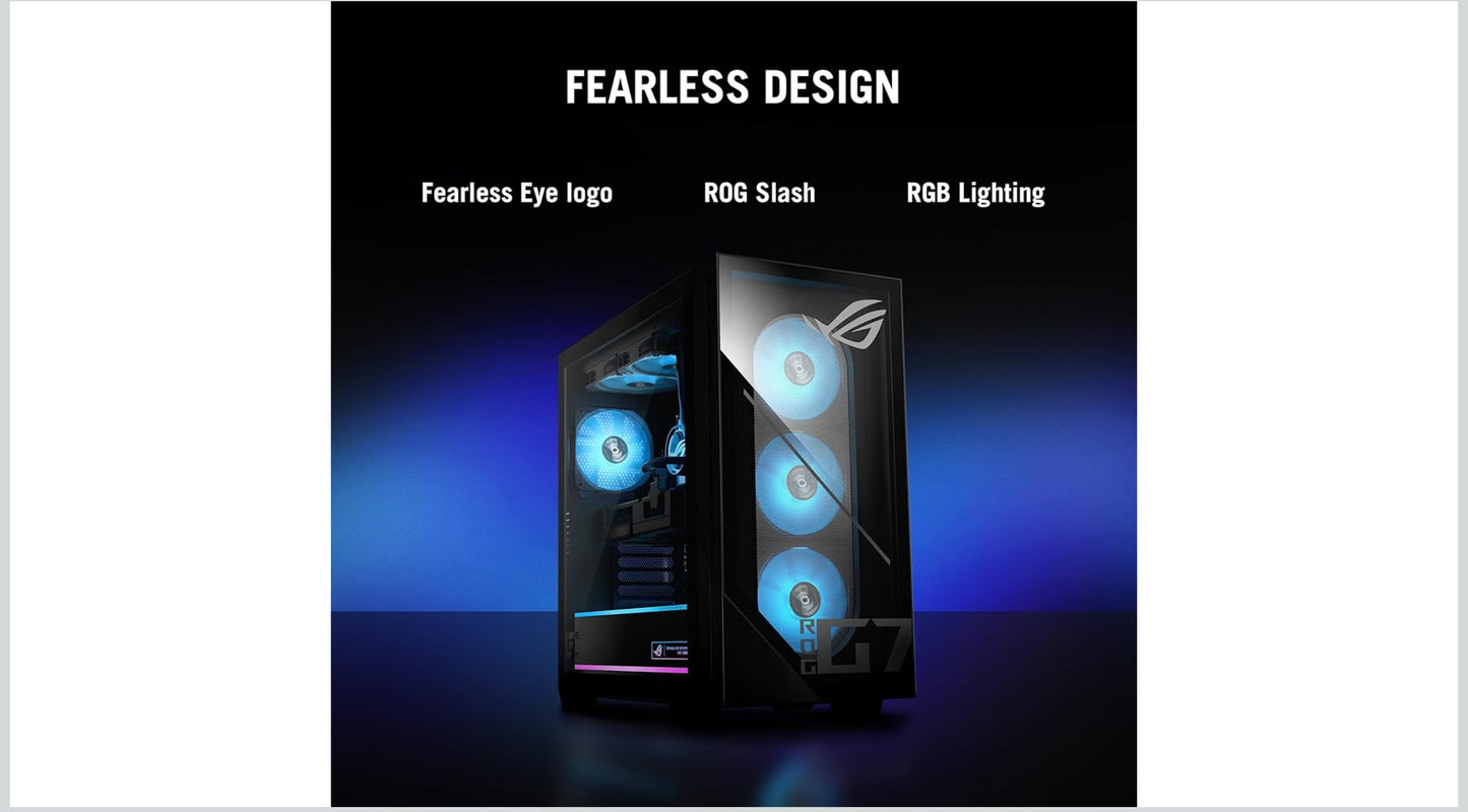 Asus ROG G700 Gaming Desktop Computer Intel Core Ultra 9 285K 32GB RAM 2TB SSD NVIDIA GeForce RTX 5090 Black