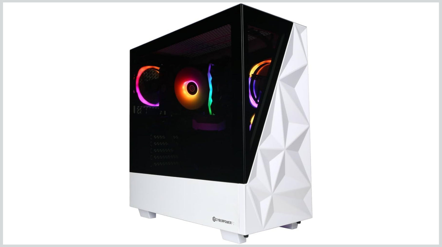 CyberPowerPC Gamer Xtreme VR Gaming PC, Intel Core i7-14700F 2.1GHz, GeForce RTX 5060 Ti 16GB, 16GB DDR5, 1TB PCIe 4.0 SSD, WiFi Ready & Windows 11 Home (GXiVR8040A17)