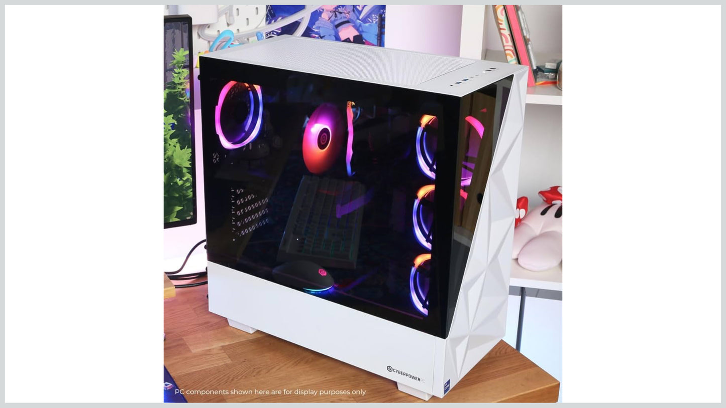 CyberPowerPC Gamer Xtreme VR Gaming PC, Intel Core i7-14700F 2.1GHz, GeForce RTX 5060 Ti 16GB, 16GB DDR5, 1TB PCIe 4.0 SSD, WiFi Ready & Windows 11 Home (GXiVR8040A17)