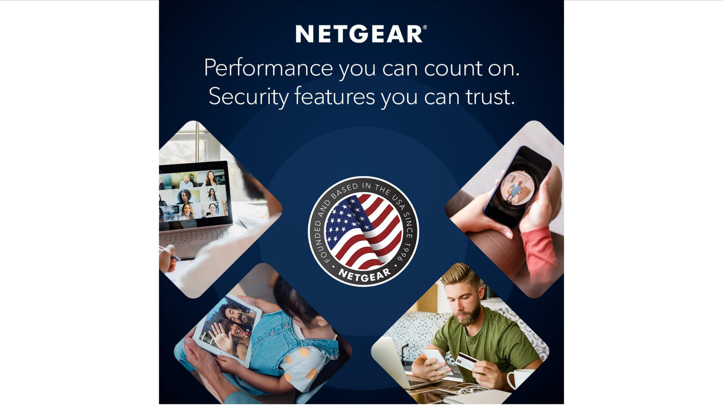 NETGEAR Orbi 970 Series Quad-Band WiFi 7 Mesh Network System (RBE973S), Router + 2 Satellite Extenders, Security Features, Up to 27Gbps, Covers Up to 10,000 sq. ft., 200 Devices, 10 Gig Internet Port