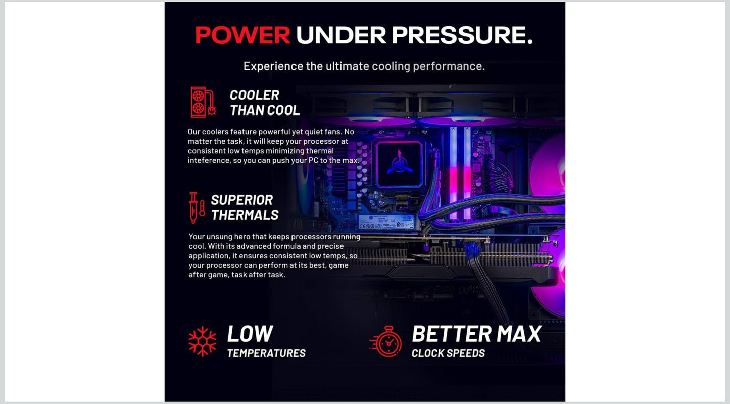 Skytech Gaming Azure 3 Desktop PC, Ryzen 7 9700X 3.8 GHz (5.5GHz), NVIDIA RTX 5070 Ti 16GB, 1TB Gen4 NVMe SSD, 32GB DDR5 RAM 6000 RGB, 850W Gold ATX 3 PSU, 360mm ARGB AIO, Wi-Fi, Win 11