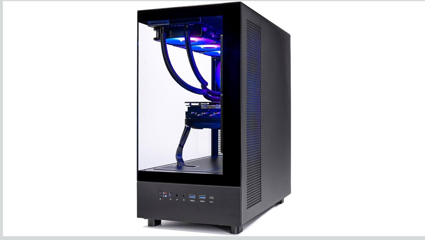 Skytech Gaming Azure 3 Desktop PC, Ryzen 7 9700X 3.8 GHz (5.5GHz), NVIDIA RTX 5070 Ti 16GB, 1TB Gen4 NVMe SSD, 32GB DDR5 RAM 6000 RGB, 850W Gold ATX 3 PSU, 360mm ARGB AIO, Wi-Fi, Win 11