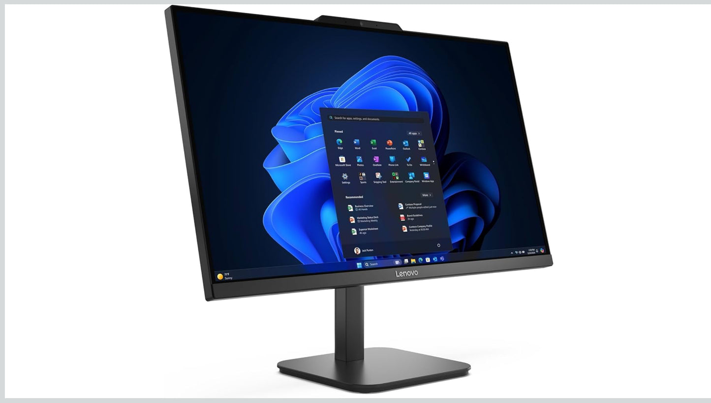 Lenovo 24 23.8" Fhd All-in-One Desktop Computer for Home Office, Intel 4-Core Processor (Beats i3-1110g4), 32gb Ddr4 Ram, 1tb Pcie Ssd, WiFi 6, Bluetooth, Business Aio, Windows 11 Pro