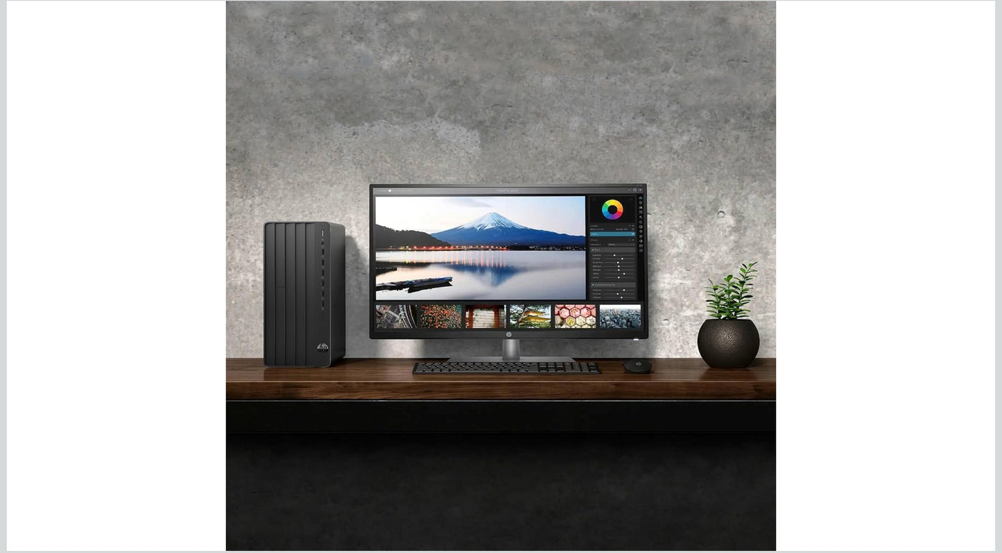 HP Desktop Computers Tower PC for Home Business Student, Intel 6-Core i5-12500 (Beat i7-11700), 32GB DDR4 RAM, 1TB PCIe SSD, WiFi, Bluetooth, RJ-45, Keyboard and Mouse, Windows 11 Pro, Wendbo