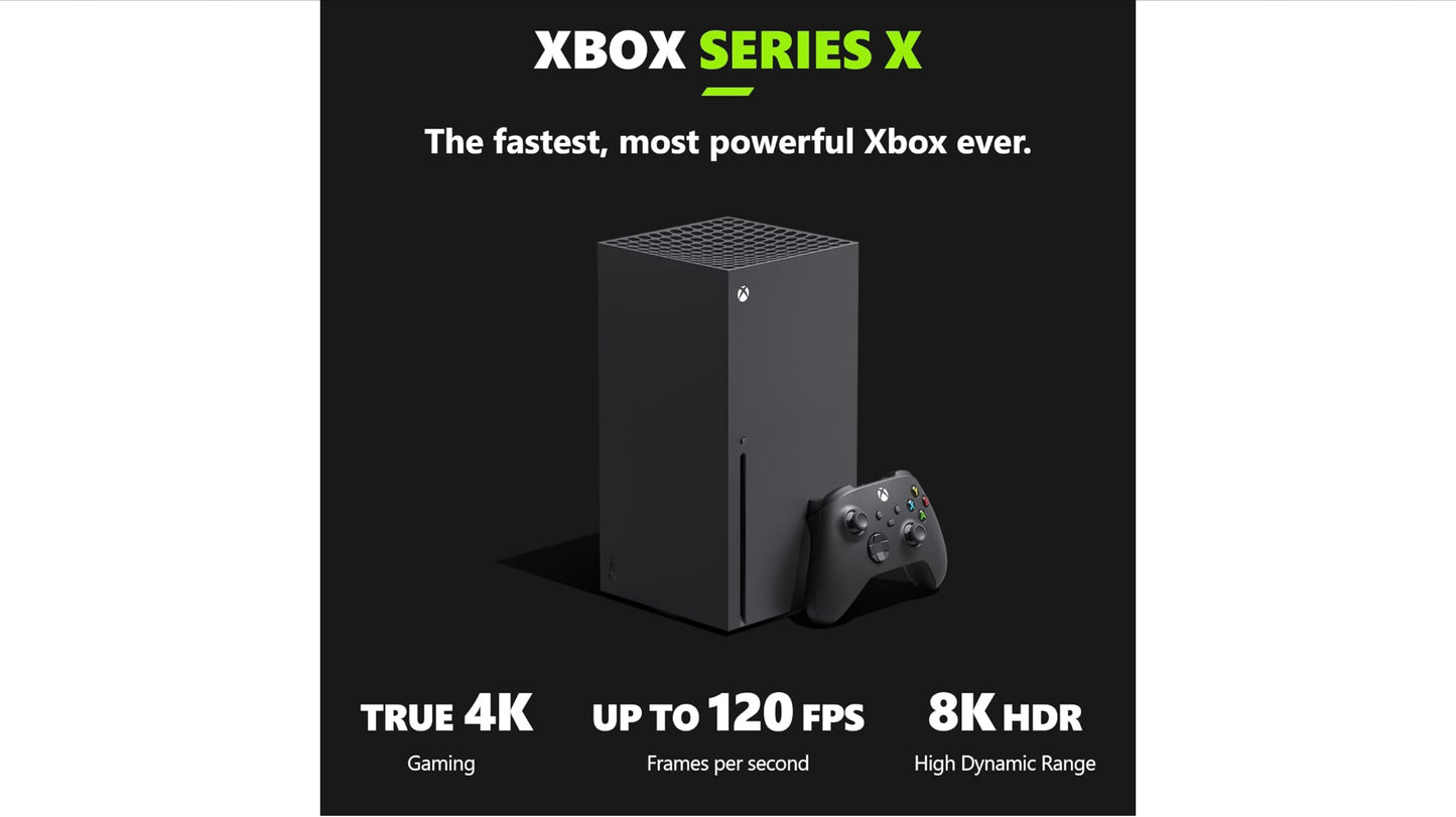 Xbox Series X – Forza Horizon 5 Bundle – Includes Forza Horizon 5 Premium Edition – 1TB SSD Gaming Console – 4K Gaming – 4K Streaming – Carbon Black
