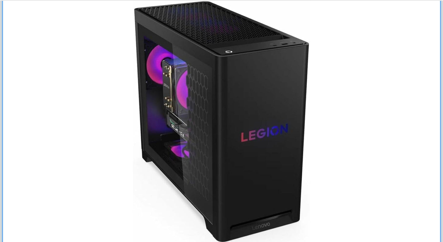 Lenovo Legion T5 30AGB10 90YJ0015US Gaming Desktop Computer - AMD Ryzen 7 7700X - 32 GB - 1 TB SSD - Tower - Eclipse Black