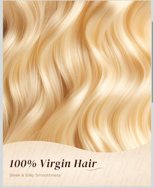 Arabella 613 Lace Front Wig Human Hair 13x4 Blonde Lace Front Wigs Human Hair 210% Density Body Wave 613 Frontal Wig Pre Plucked With Baby Hair (40inch, 613 13X4 body wave wig