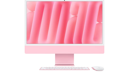 Apple 2024 iMac All-in-One Desktop Computer with M4 chip with 8-core CPU and 8-core GPU: Built for Apple Intelligence, 24-inch Retina Display, 16GB Unified Memory, 256GB SSD Storage; Pink