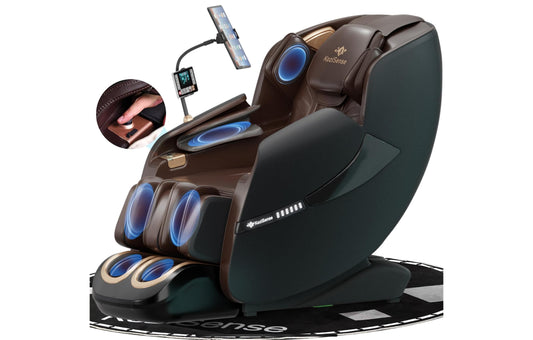 2025 Massage Chair Full Body, Zero Gravity SL-Track Shiatsu Massage Recliner Chair with Heat, AI Control, Body Scan and Calfrest Extension