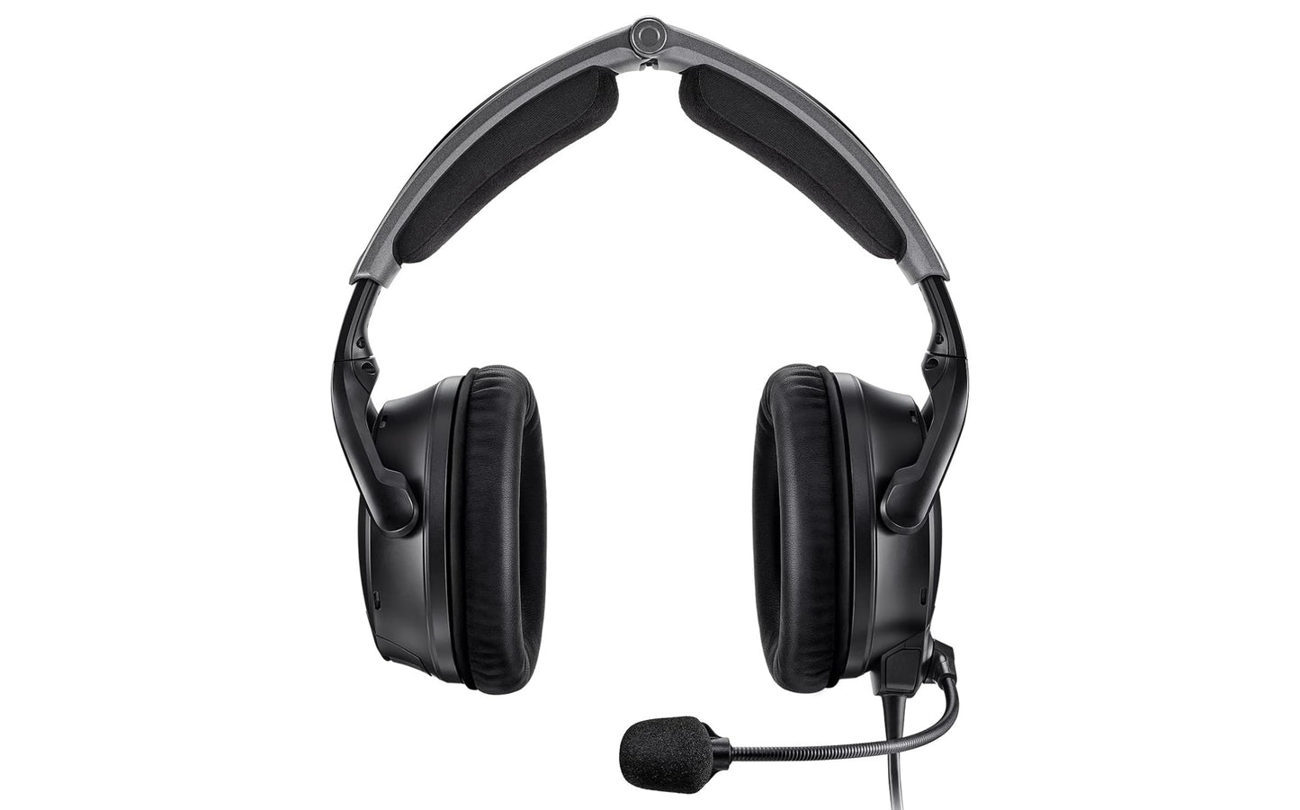 Bose A30 Aviation Headset with Bluetooth, Lightweight Comfortable Design, Adjustable ANR and Noise Cancelling [Dual Plug] – Black