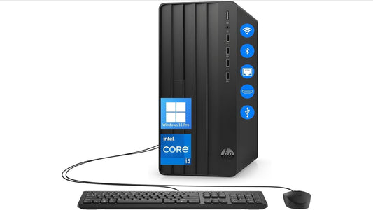 HP Desktop Computers Tower PC for Home Business Student, Intel 6-Core i5-12500 (Beat i7-11700), 32GB DDR4 RAM, 1TB PCIe SSD, WiFi, Bluetooth, RJ-45, Keyboard and Mouse, Windows 11 Pro, Wendbo